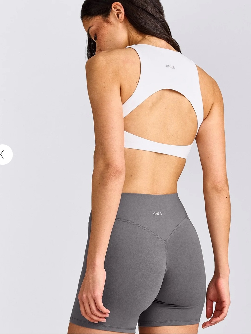 Oner Active Soft Motion HIGH NECK SPORTS BRA White Size S - Picture 3 of 7